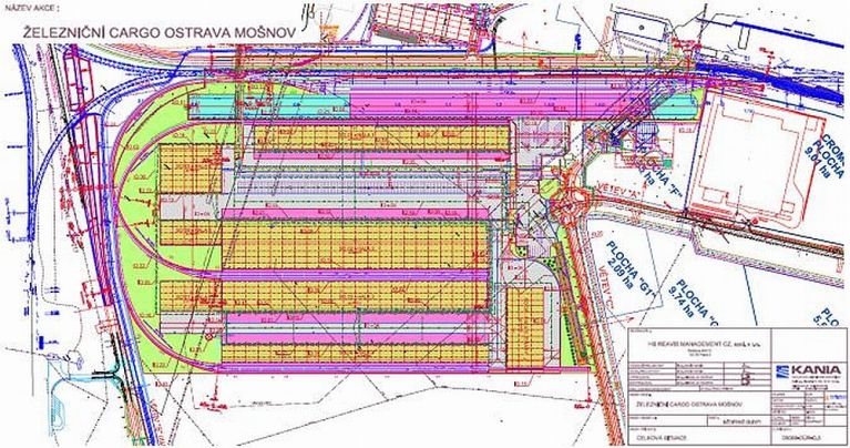 Železniční cargo Ostrava Mošnov